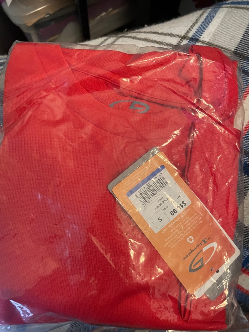 Champion Orange Burst Performance Top